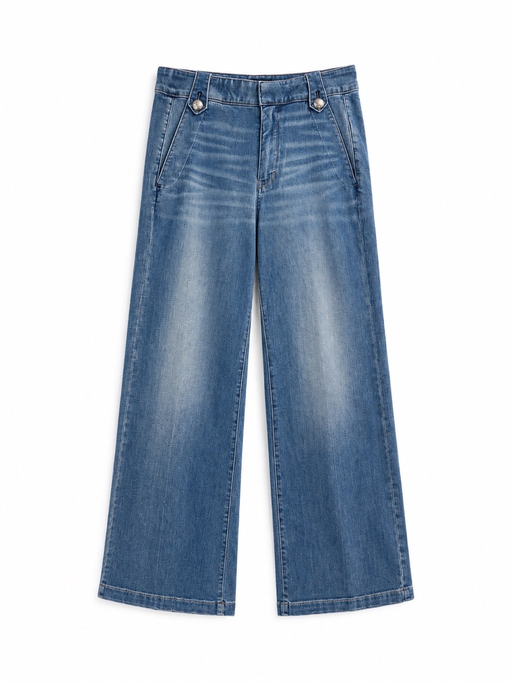 WHBM High-Rise Wide Leg Everyday Soft Jeans Size 14R